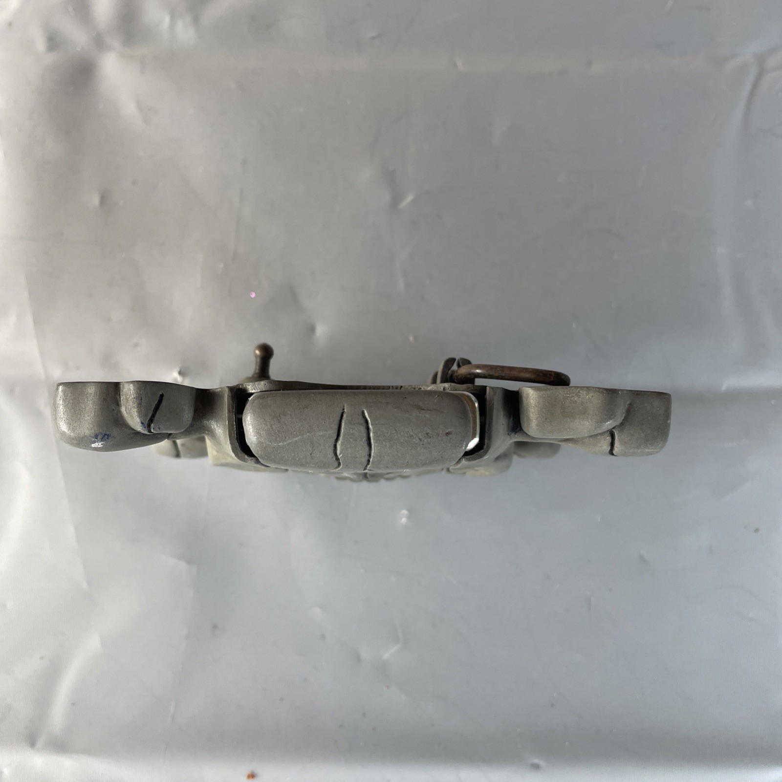 Skull Buckle 3in Tall 2.5in Wide Metal