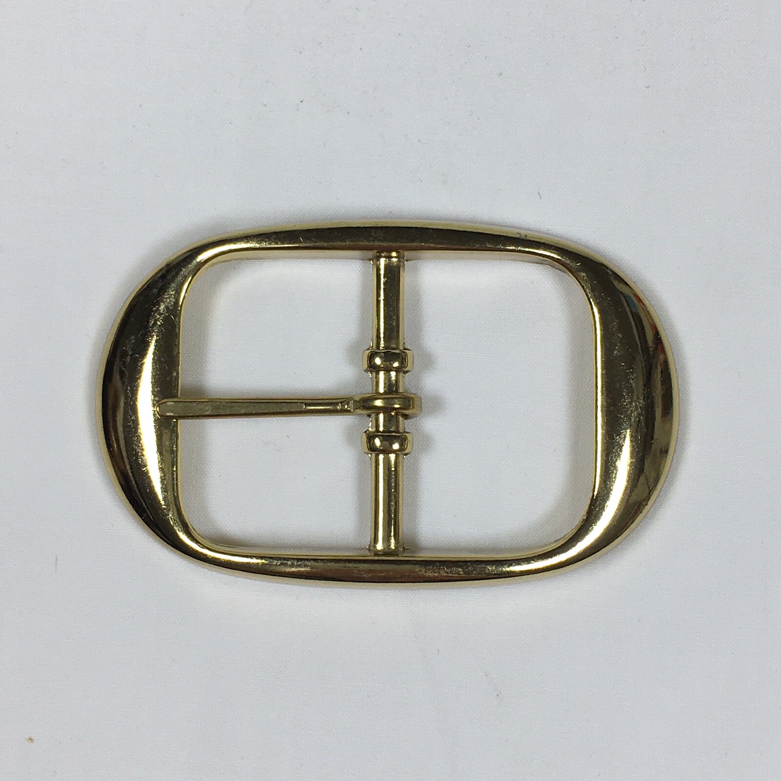 Vintage Replacement Belt Buckle Fits 1.5&Prime; Simple Basic Gold Toned Made in USA 7A