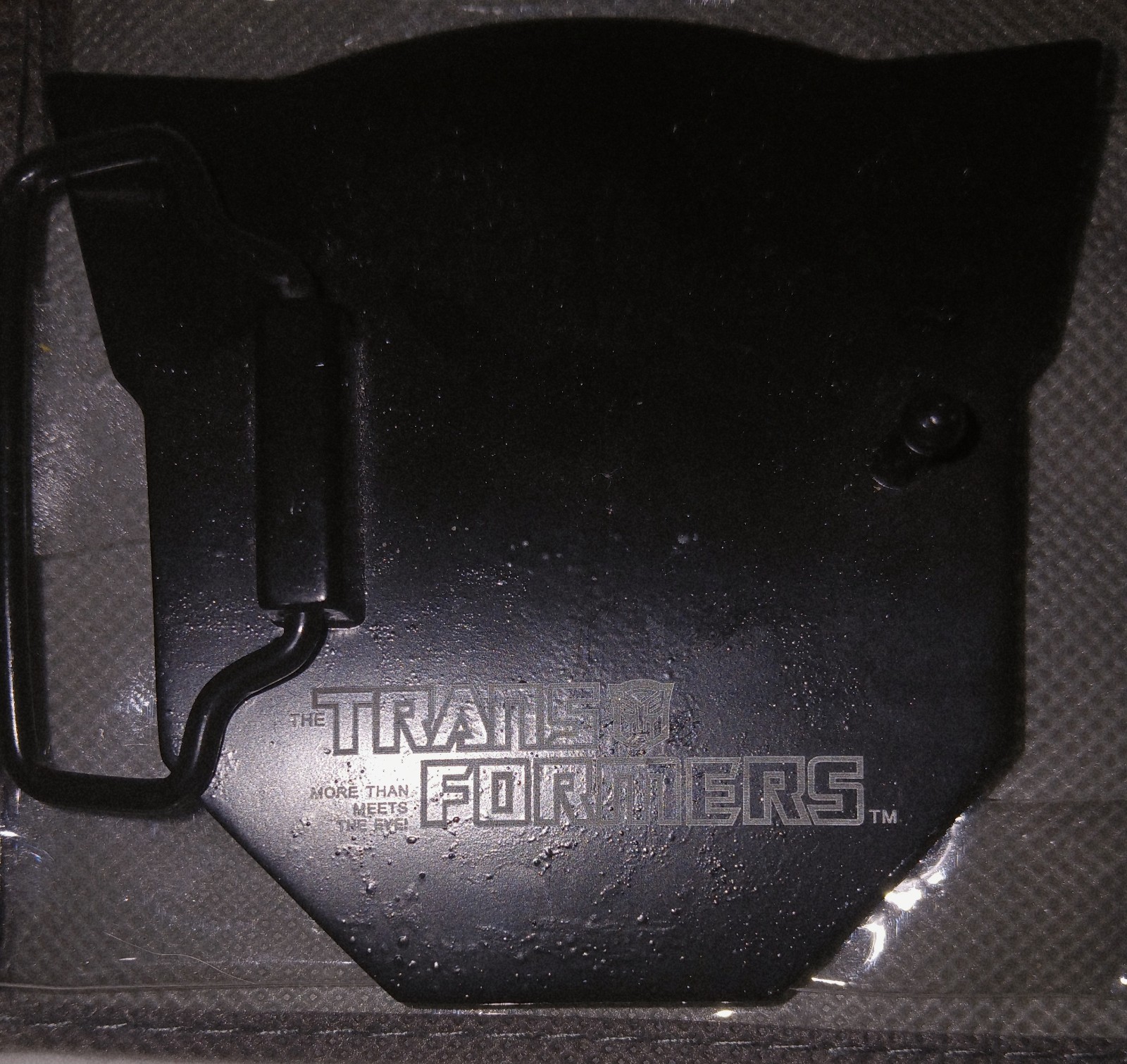 Transformers Metal Belt Buckle. Red NWOT
