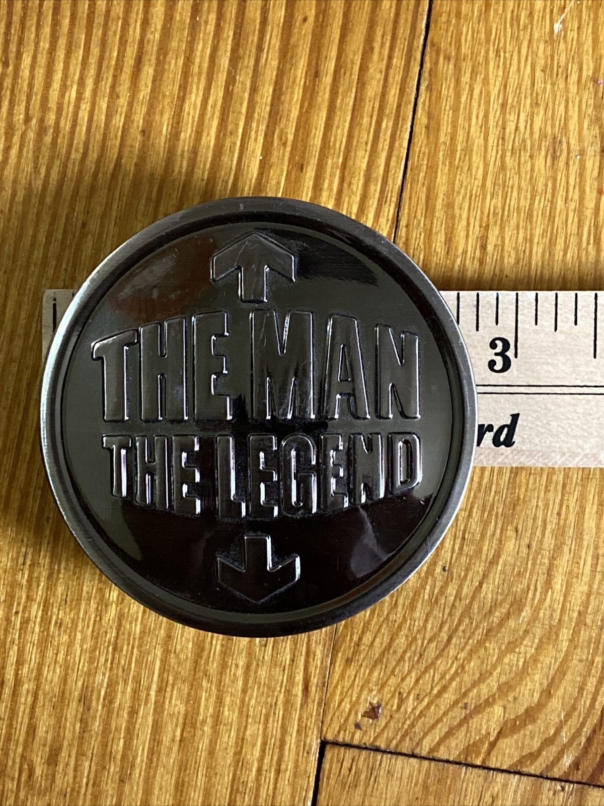 The Man The Legend Mens Round Belt Buckle College Gag Gift
