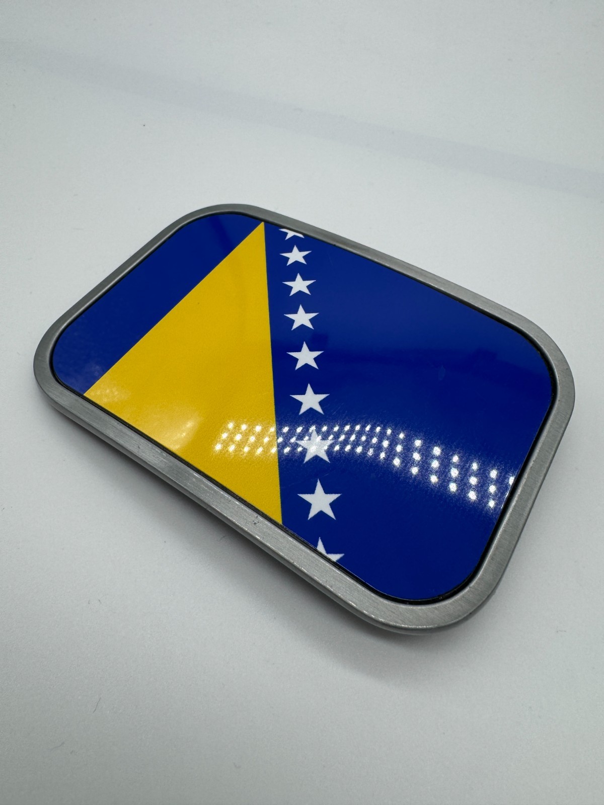 Patriotic Bosnia Herzegovina Flag Belt Buckle Metal Unisex Men’s Belt Buckle