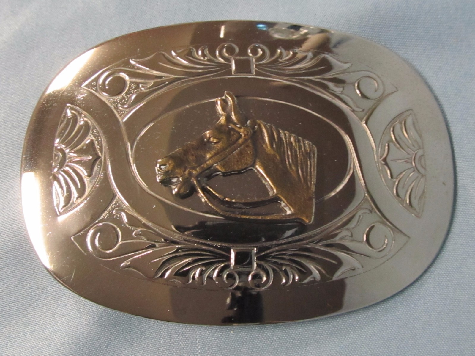 Chambers Belt Buckle, with horse head, made in USA