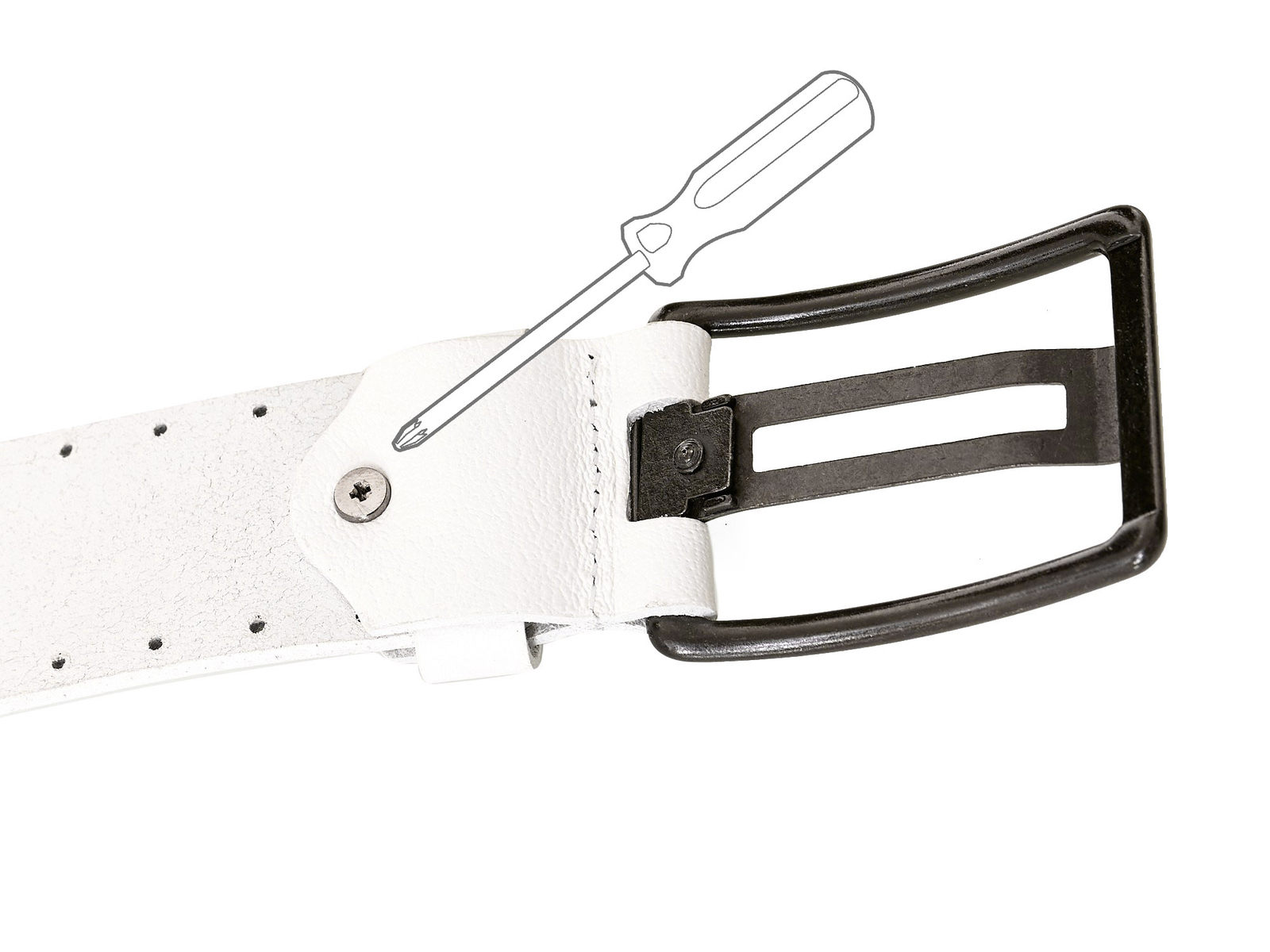 Redbridge Jeans men&rsquo;s leather belt genuine leather belt belt premium 4.4 wide