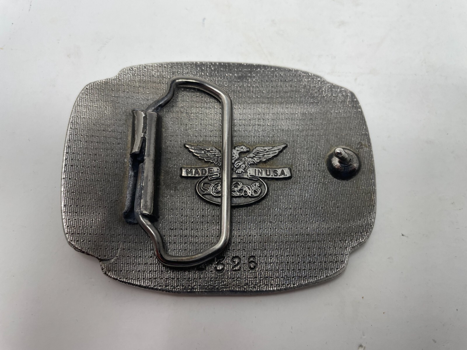 US Army Vietnam Veteran Belt Buckle Made In USA « We served our time in hell »