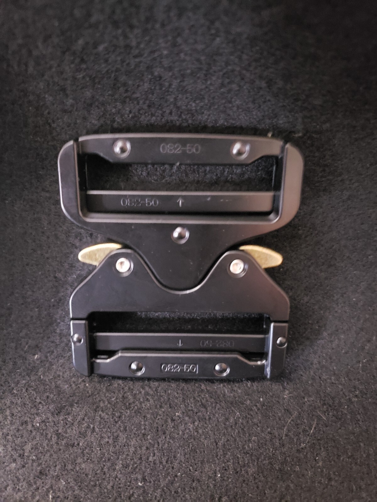 2&Prime; Quick Release Dual Adjustable No Sew Duty Belt Buckle – NEW