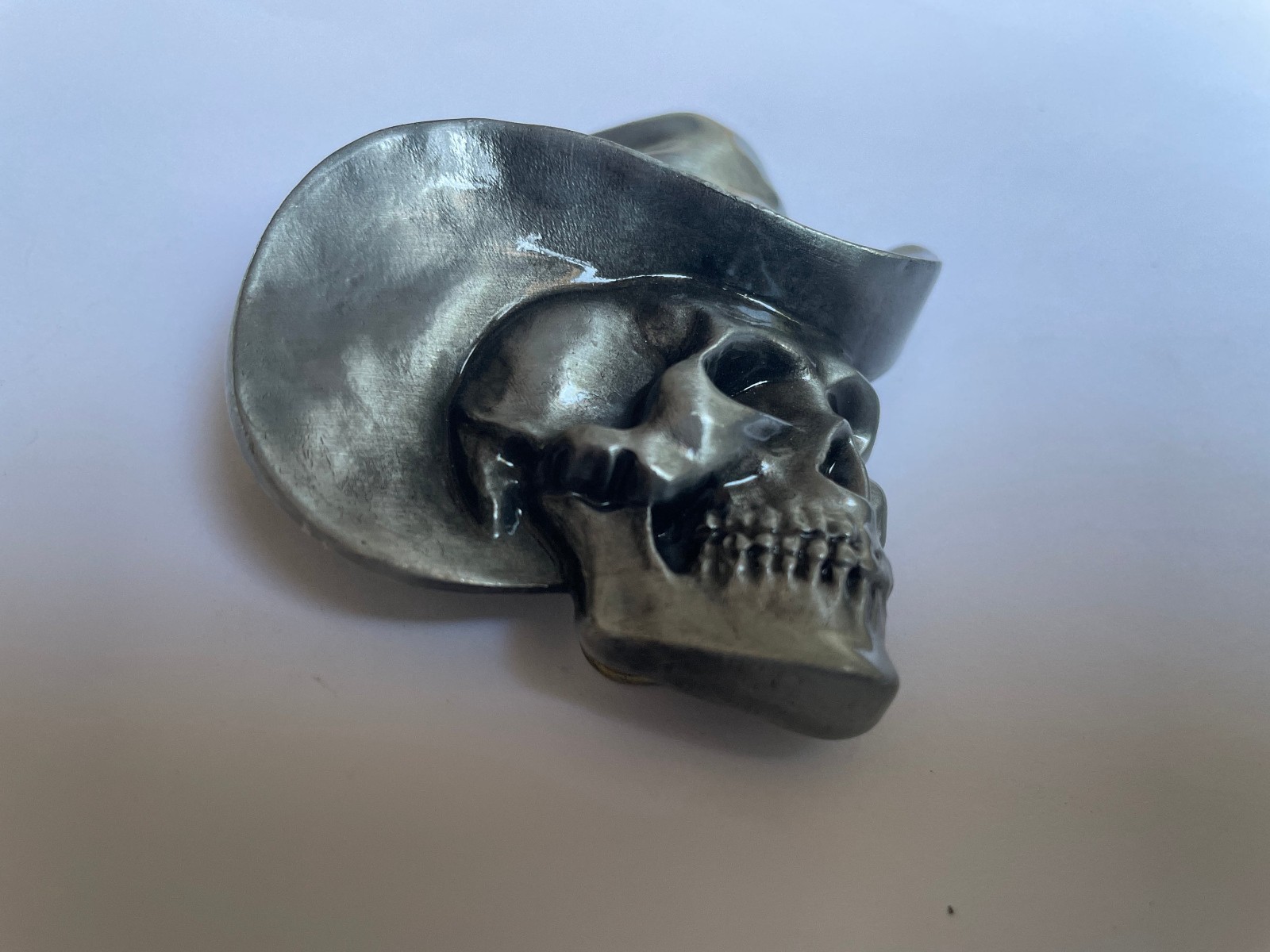 Western Cowboy Skull Belt Buckle Outlaw Skeleton Cowboy Fashion Buckle