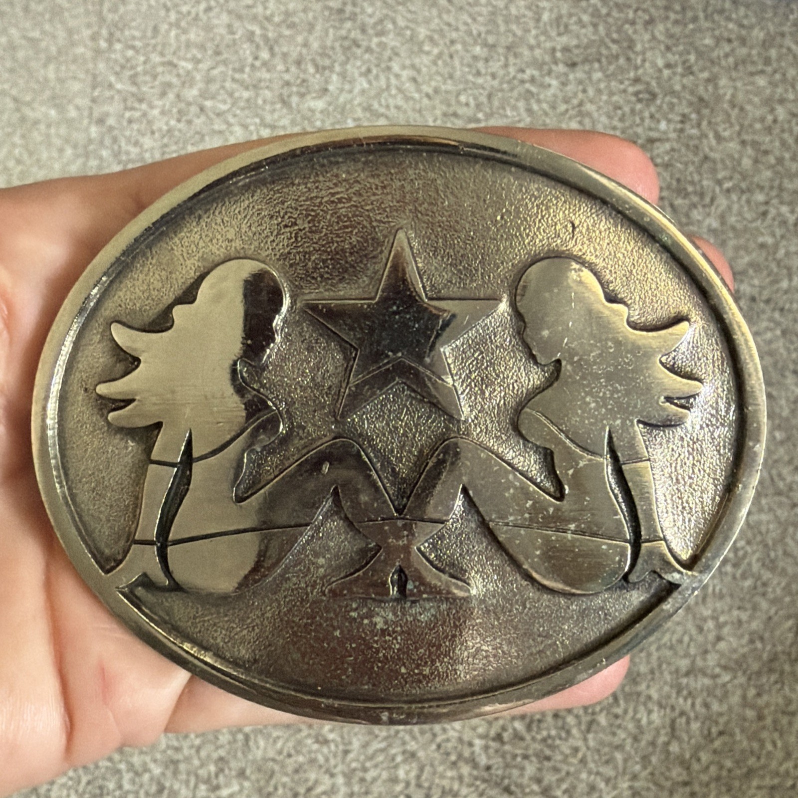 Silver Star Naked Ladies Belt Buckle 2004 The Originator Not The Imitator