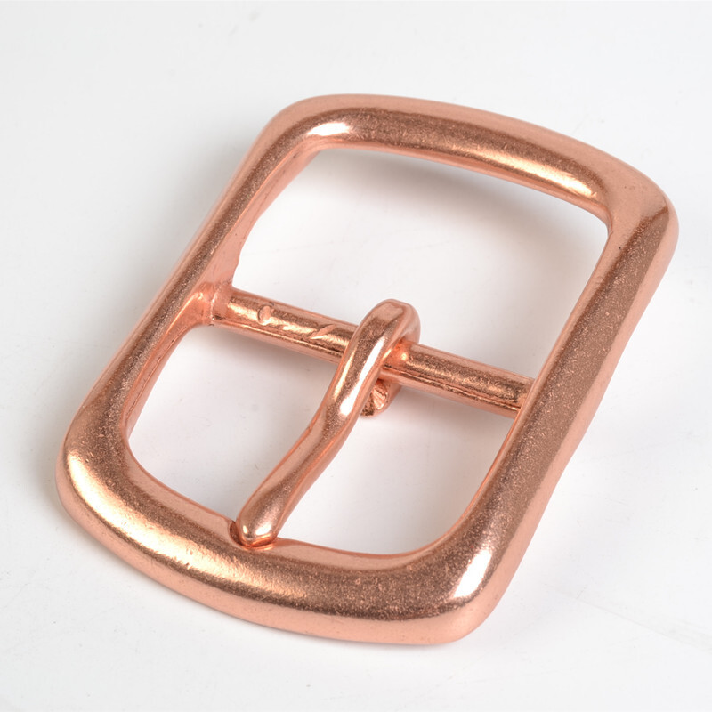 Purple Copper Belt Buckle Pin Buckle Tongue Pin Belt Buckle Fits 1.5 inch Belt-