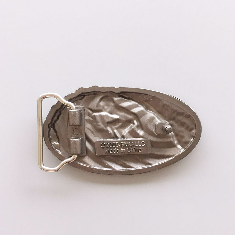 Vintage Enamel Surfing Play Boy Sport Belt Buckle Gurtelschnalle