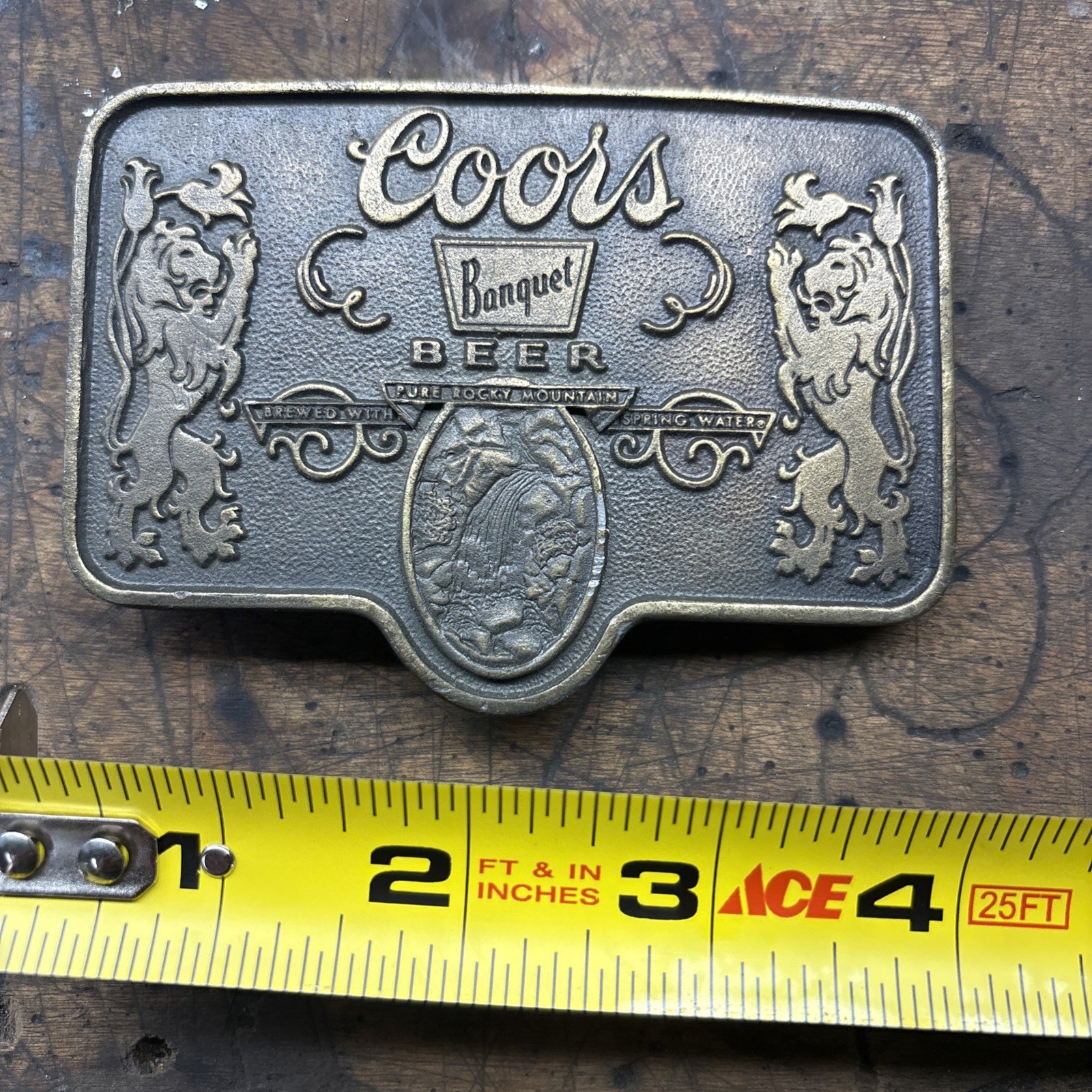 Vintage Coors Banquet Beer Adolph Coors Company Colorado Country Belt Buckle