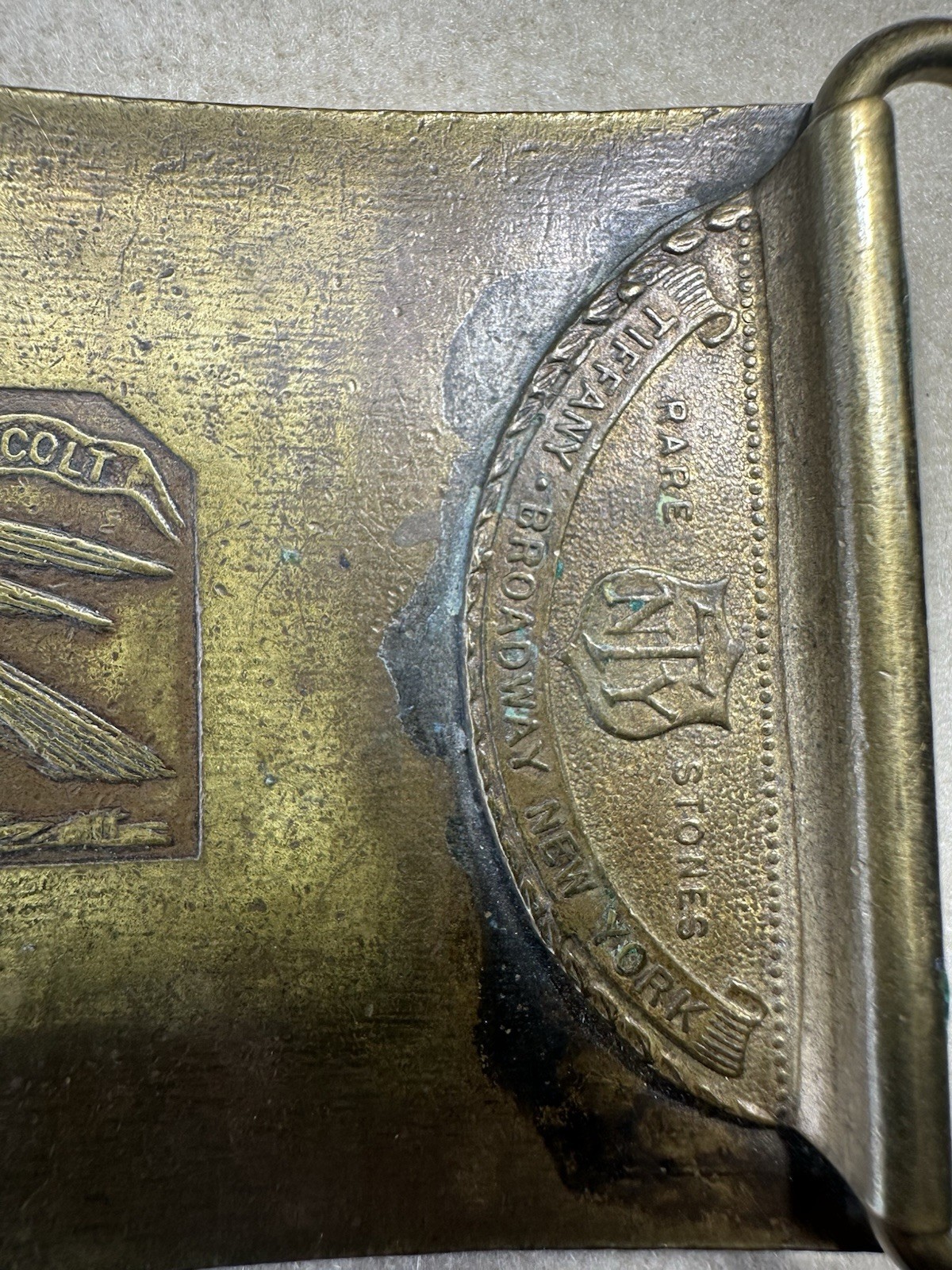 Rare Colt Revolvers Belt Buckle