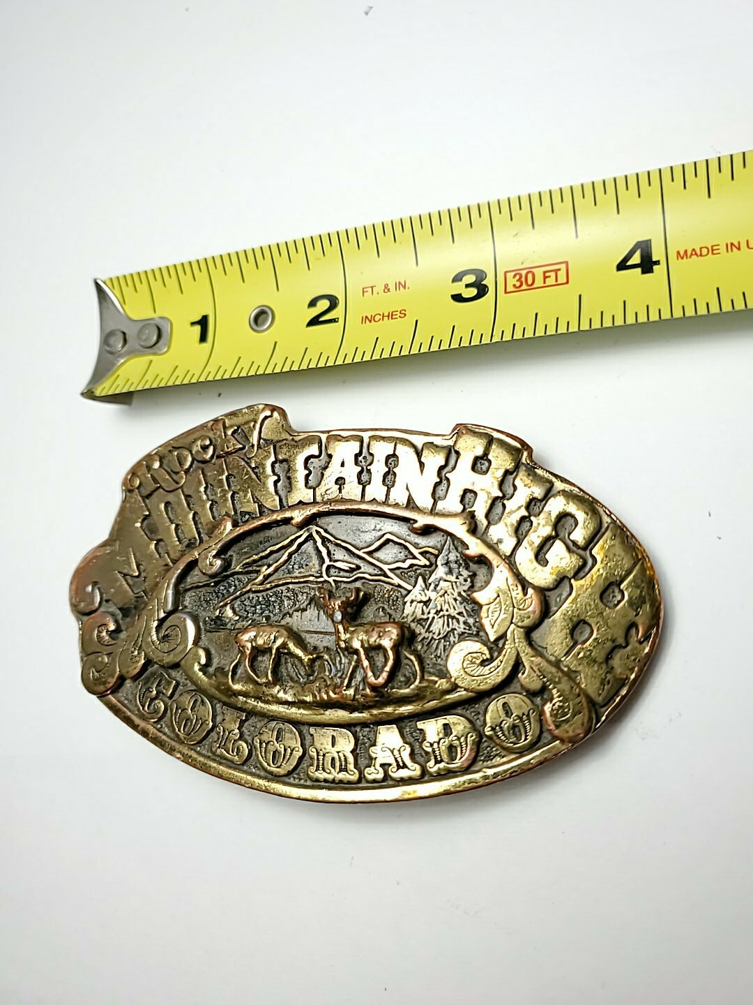 1975 Dezy Denver Rocky MountainHigh Colorado Belt Buckle