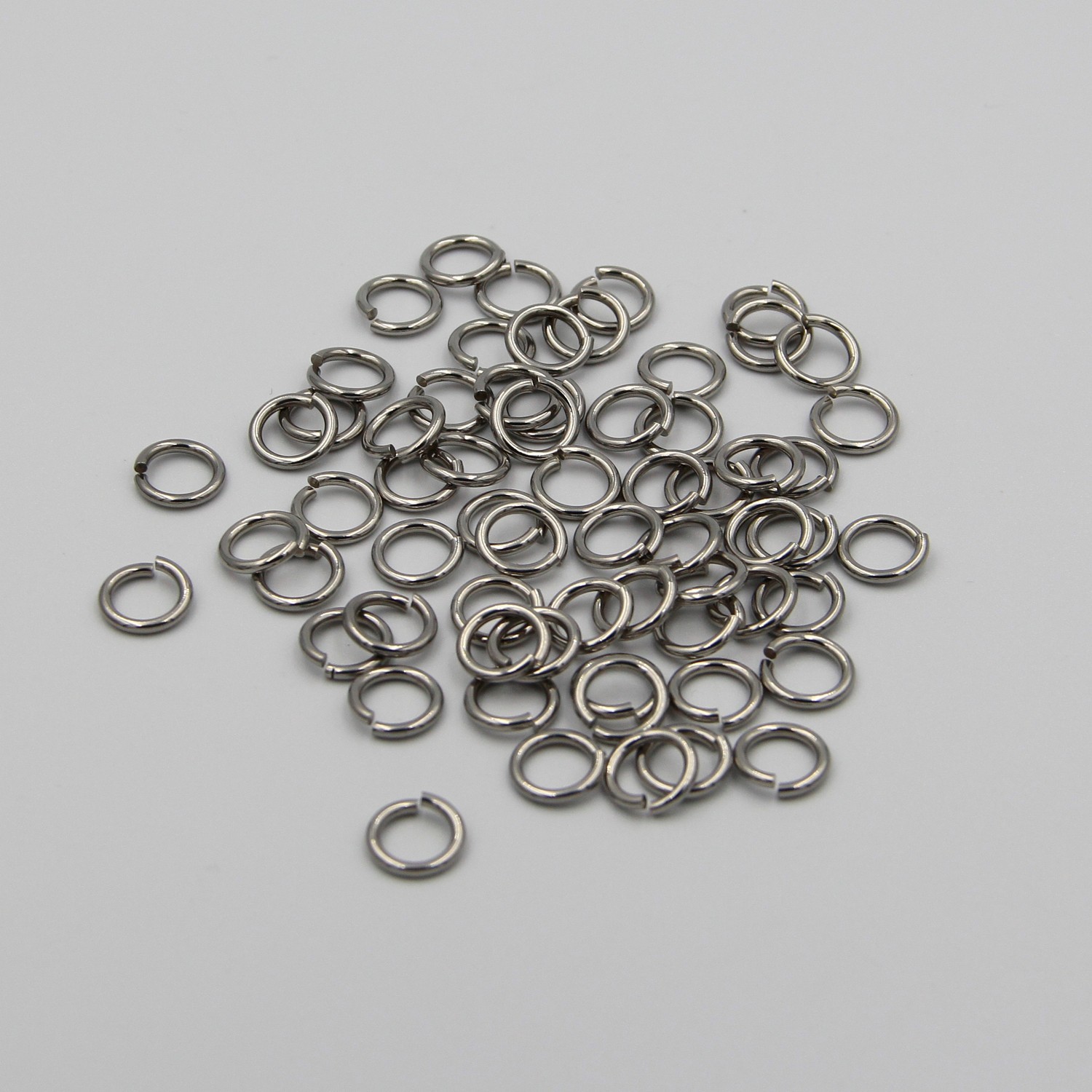 Split Ring Stainless Steel Opened Jump Ring 10mm lot