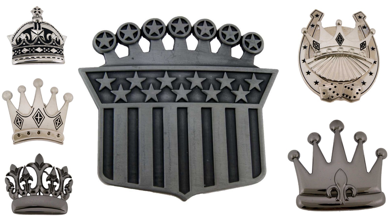 Crown Belt Buckle Mens Womens Wedding Royal Costume Silver Metal Fashion Western