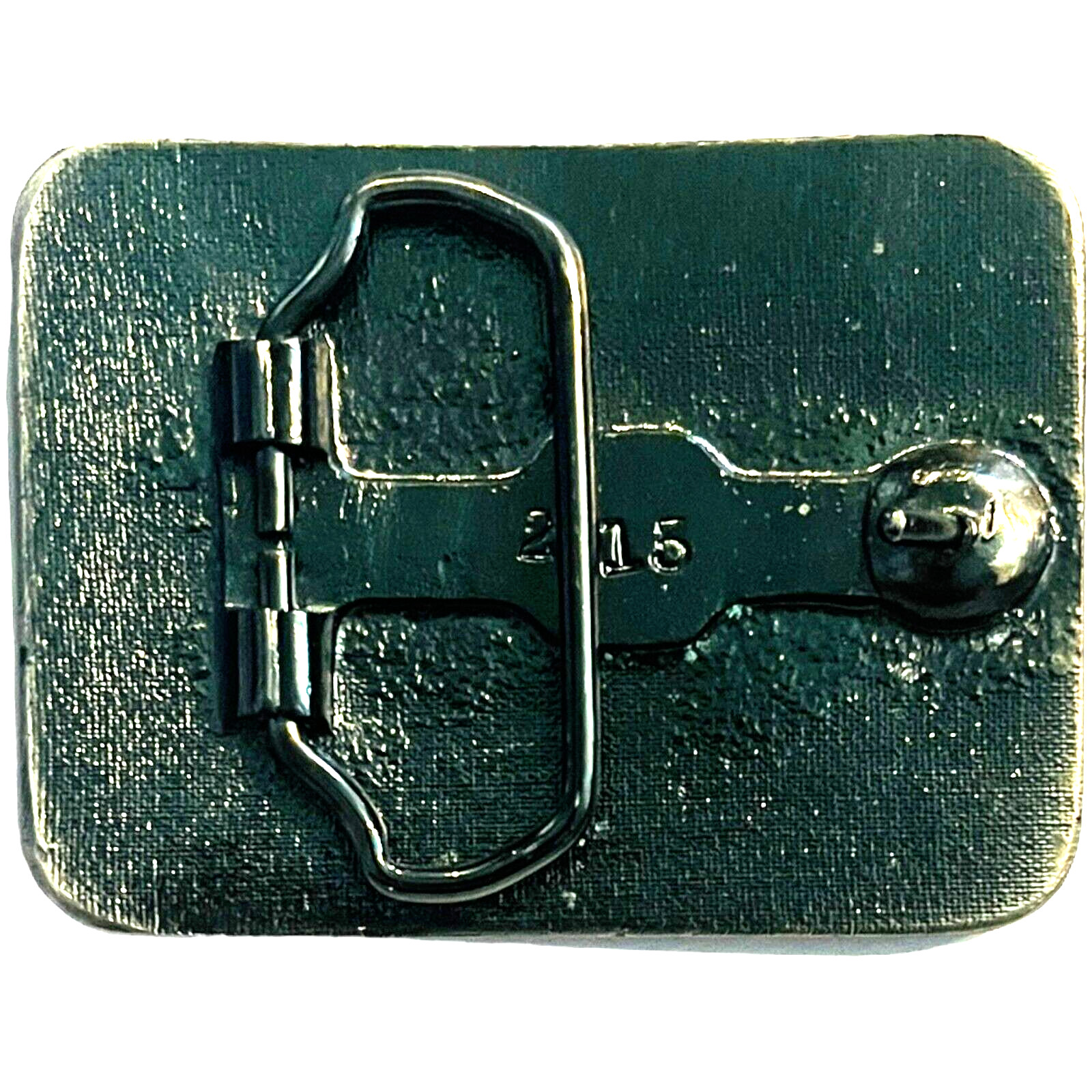 Loyal Order of Moose PAP Belt Buckle Cast Metal Epoxy Front 2013 – Moose Club