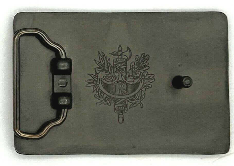 France Flag French National Flag Enameled Belt Buckle New
