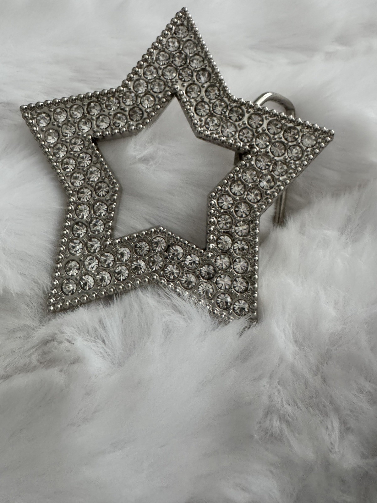New Men’s Star Studded Rhinestone Belt Buckle New