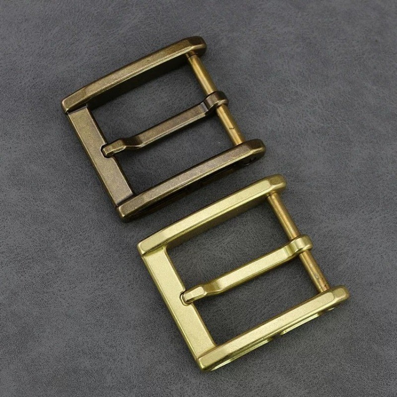 3.8cm Wide Belt Replacement Brass Single Prong Buckle