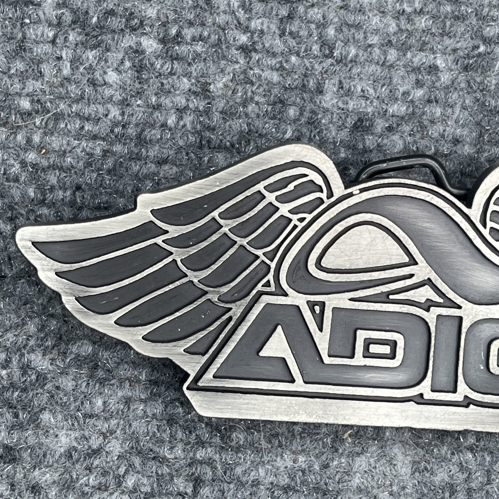 Adio Belt Buckle NOS Deadstock Skateboarding Bam Jacka$$ Rare Wings Logo