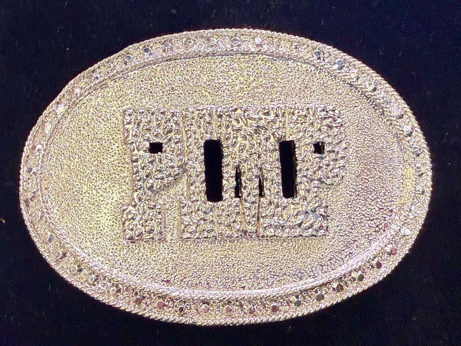 PIMP Word Statement Silver Color Hip Hop Punk Street Novelty Belt Buckle