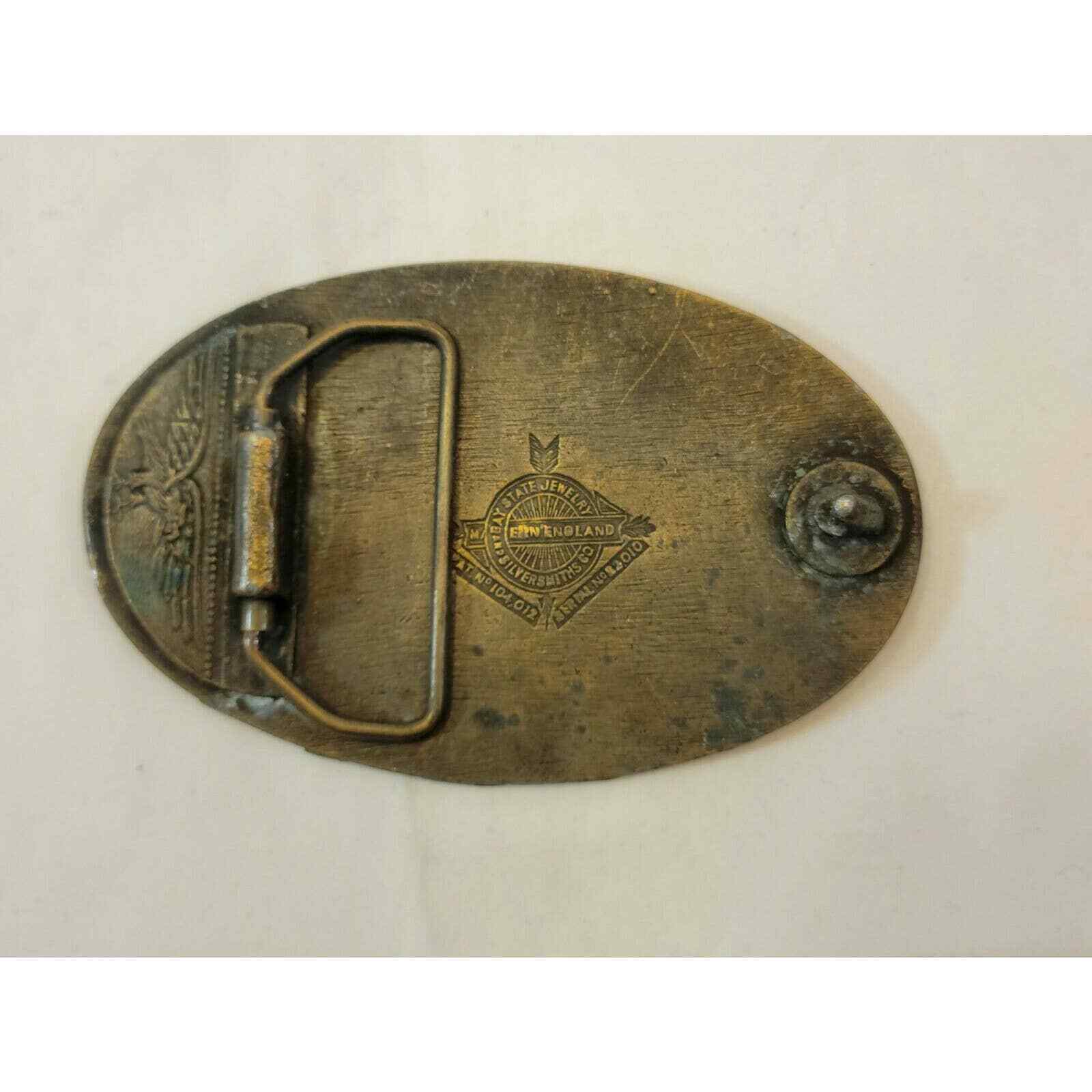Vintage Bronze/Brass Yellow Cab Co Belt Buckle – Made in England