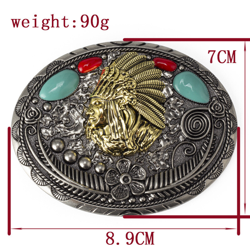 Skull belt buckle for men&rsquo;s Western cowboy motorcycle riding