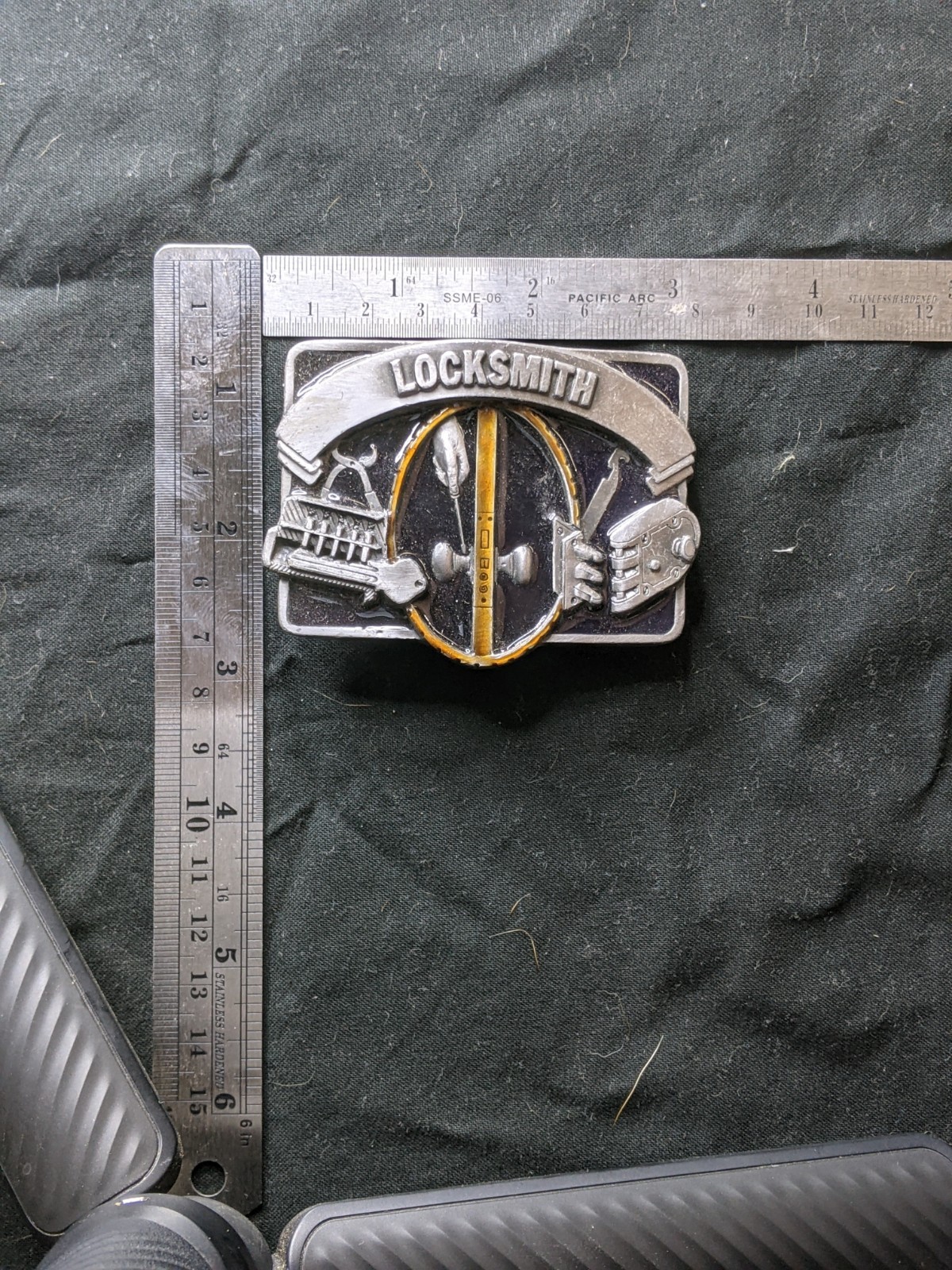 Buckle of America Locksmith Belt Buckle P-166 Western Metal 1.75in Silver