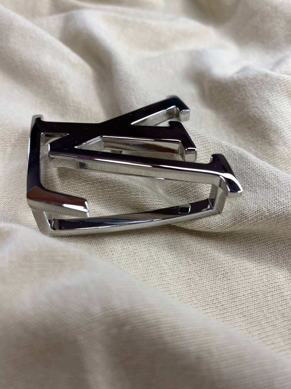 Louis Vuitton LV Initiales 40mm 1.5` Belt Buckle Silver Tone Replacement Buckle
