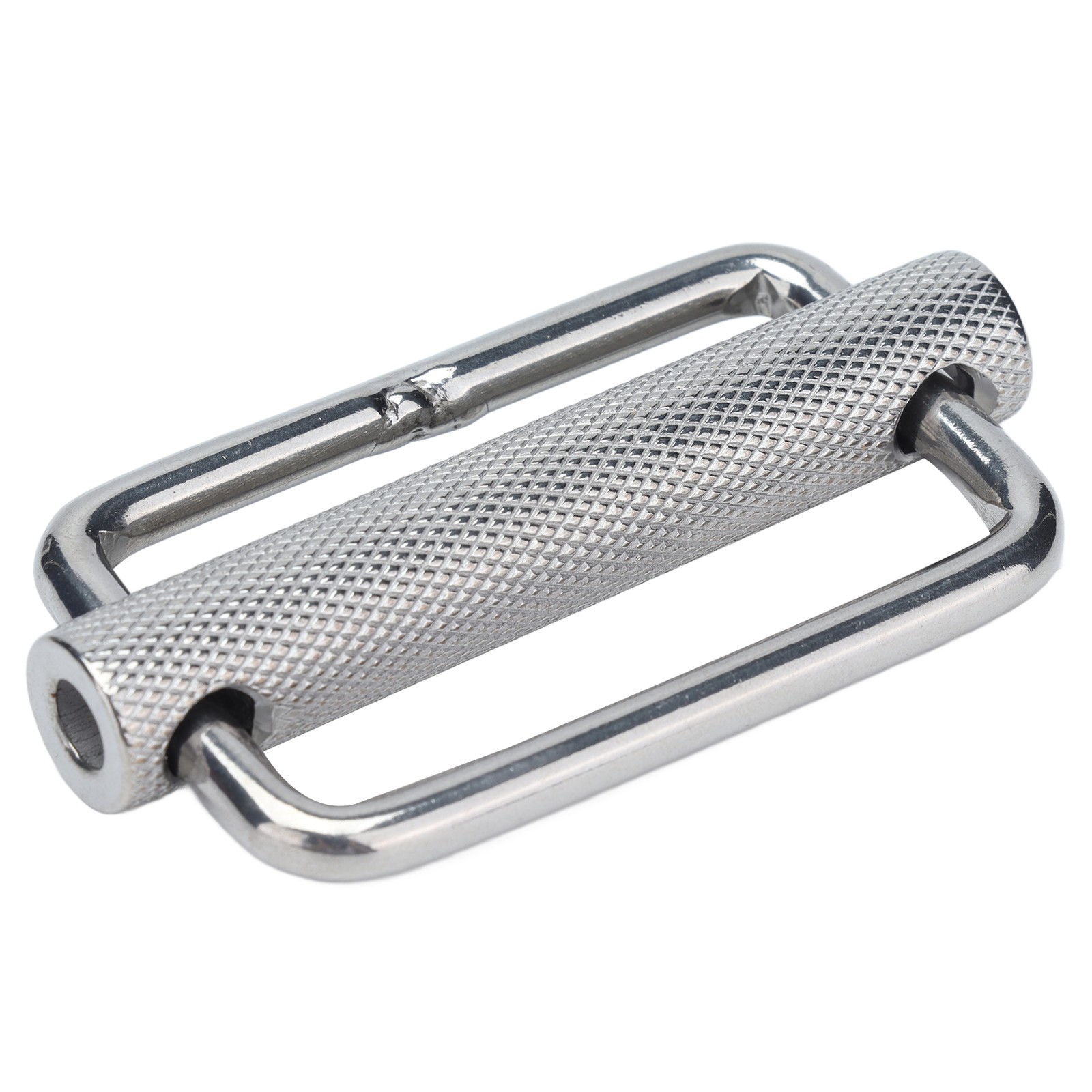 2Pcs Slide Buckle 316 Stainless Steel Rectangle Adjustable Knurled Roller Be CHU