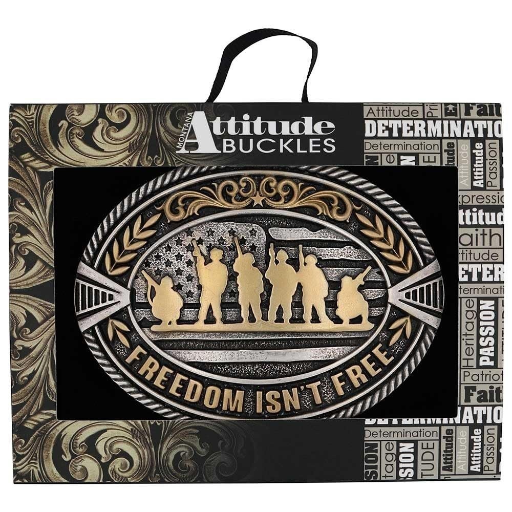 Montana Silversmiths Freedom Isn&rsquo;t Free Attitude Buckle