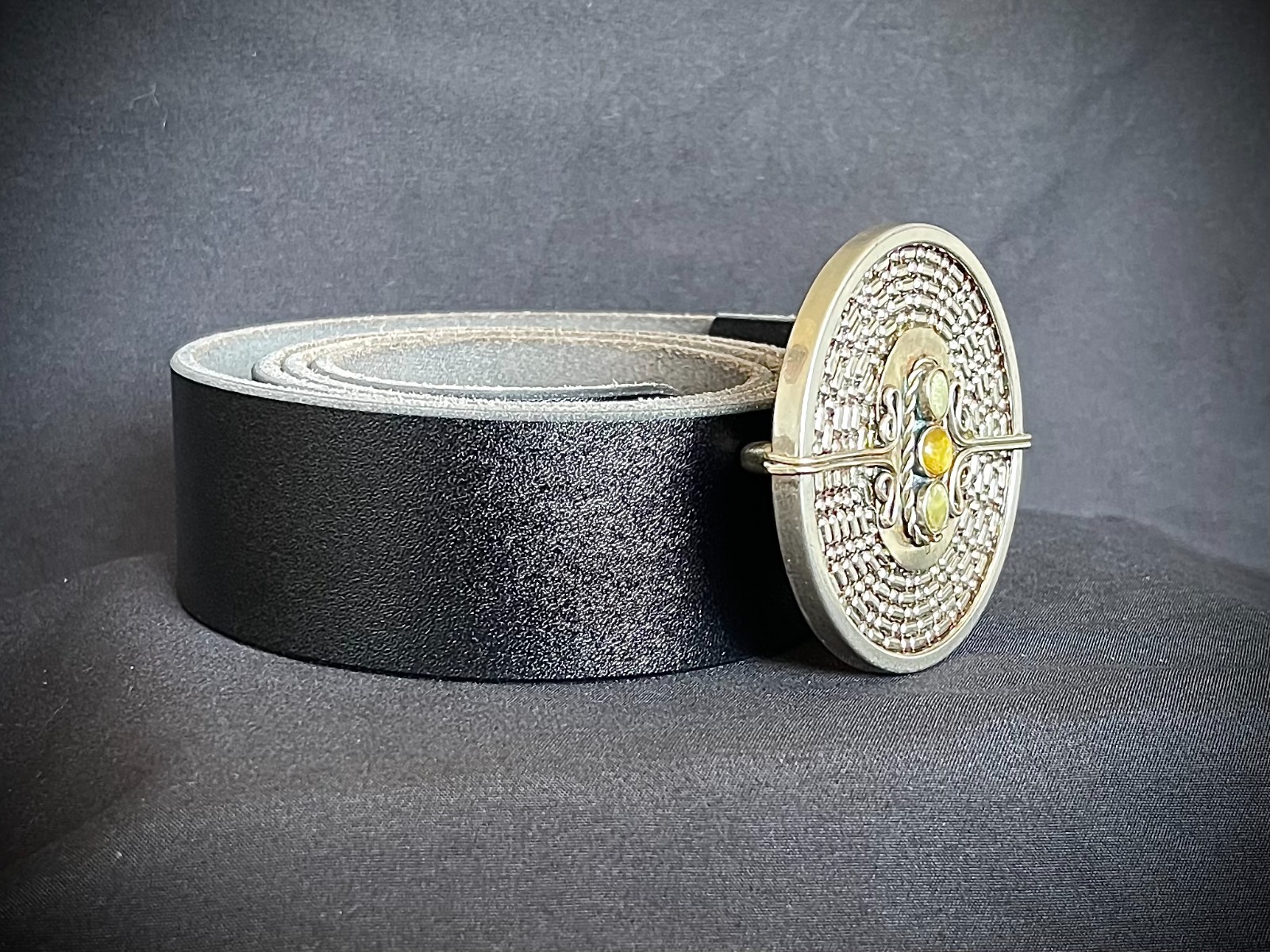Belt Buckle 2007-2009 Archive Sterling Ring Peruvian Stones OOAK Darren McNeese