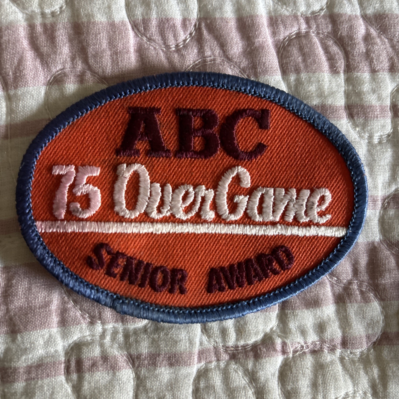 Vintage lot ABC Bowling League Award Brass Belt Buckle RARE, pin patches