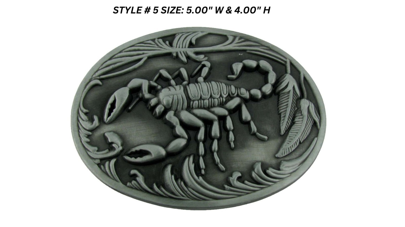 Scorpion Belt Buckle Gold Silver Metal New Mens Womens Zodiac Sign Rodeo Western