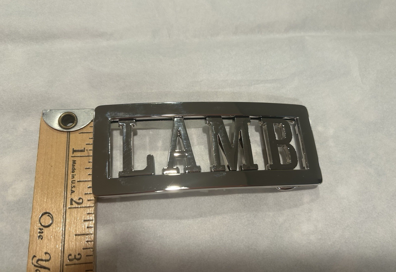 GWEN STEFANI L.A.M.B. LAMB NO DOUBT Belt Buckle