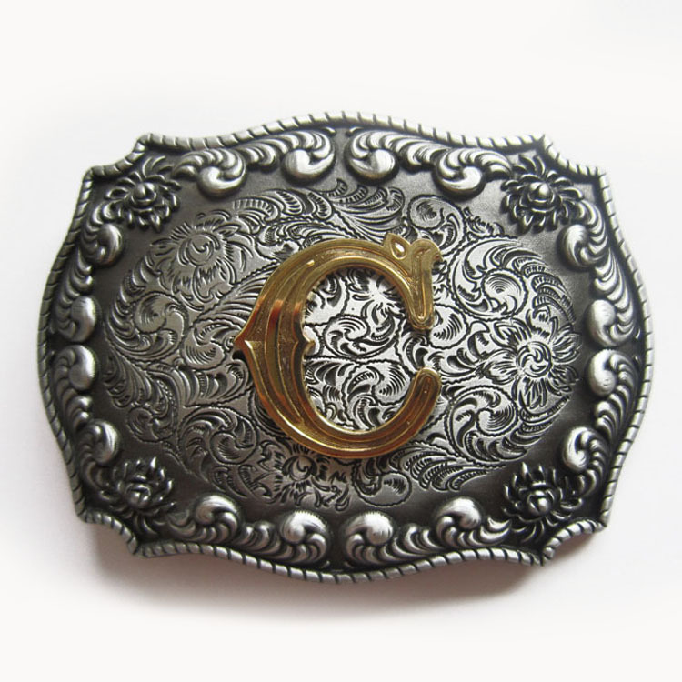 Western Initial Letter C Belt Buckle Gurtelschnalle also Stock in US