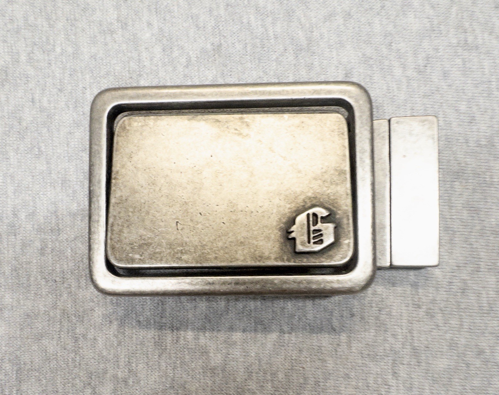 Silver St George Cross England Flag Belt Buckle Swivel Ratchet