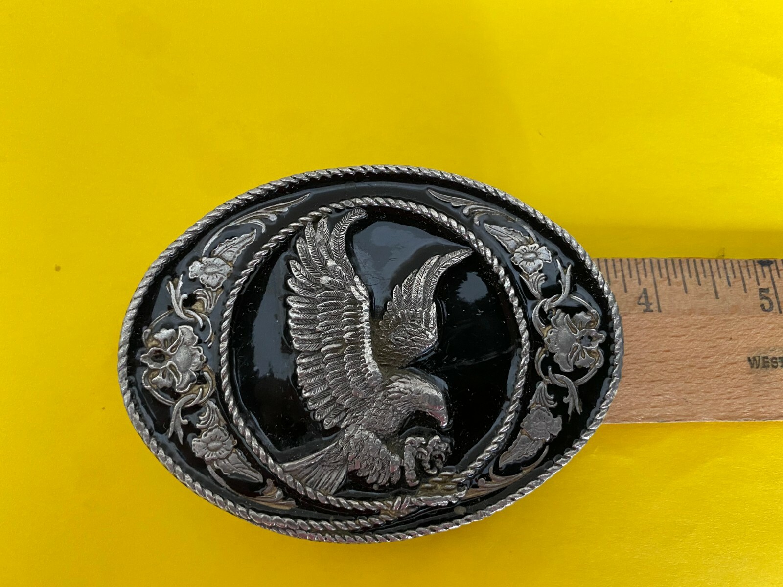 1991 SISKIYOU BELT BUCKLE G-5 EAGLE VERY NICE
