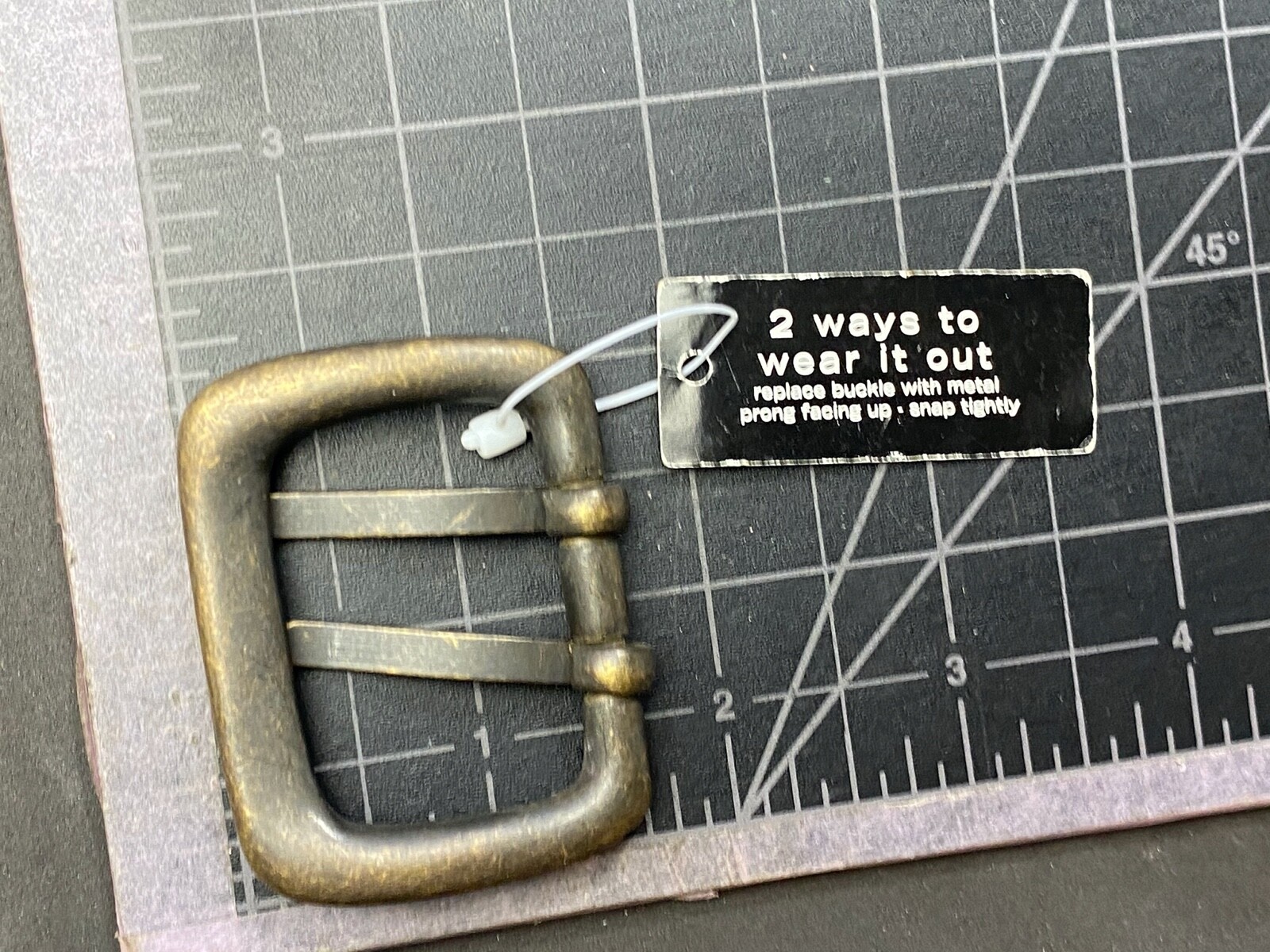 Simple Replacement 2000&rsquo;s Belt Buckle By Relic
