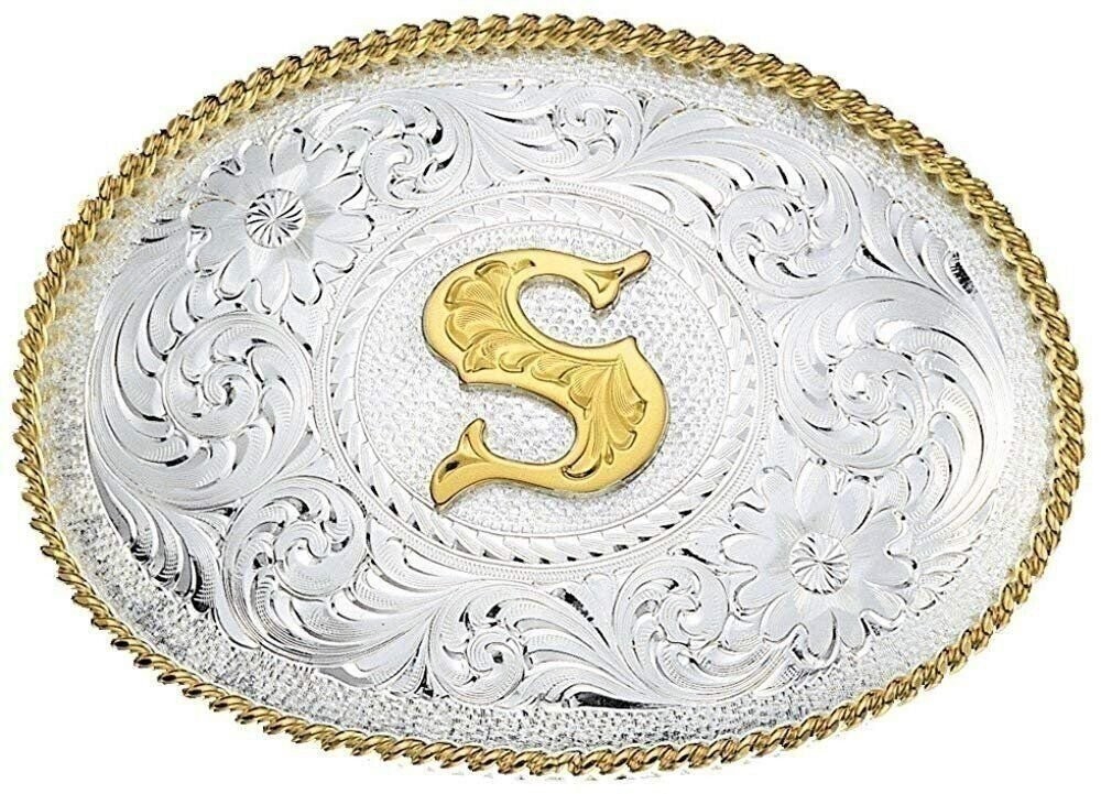 Montana Silversmiths Men&rsquo;s Initial Buckle
