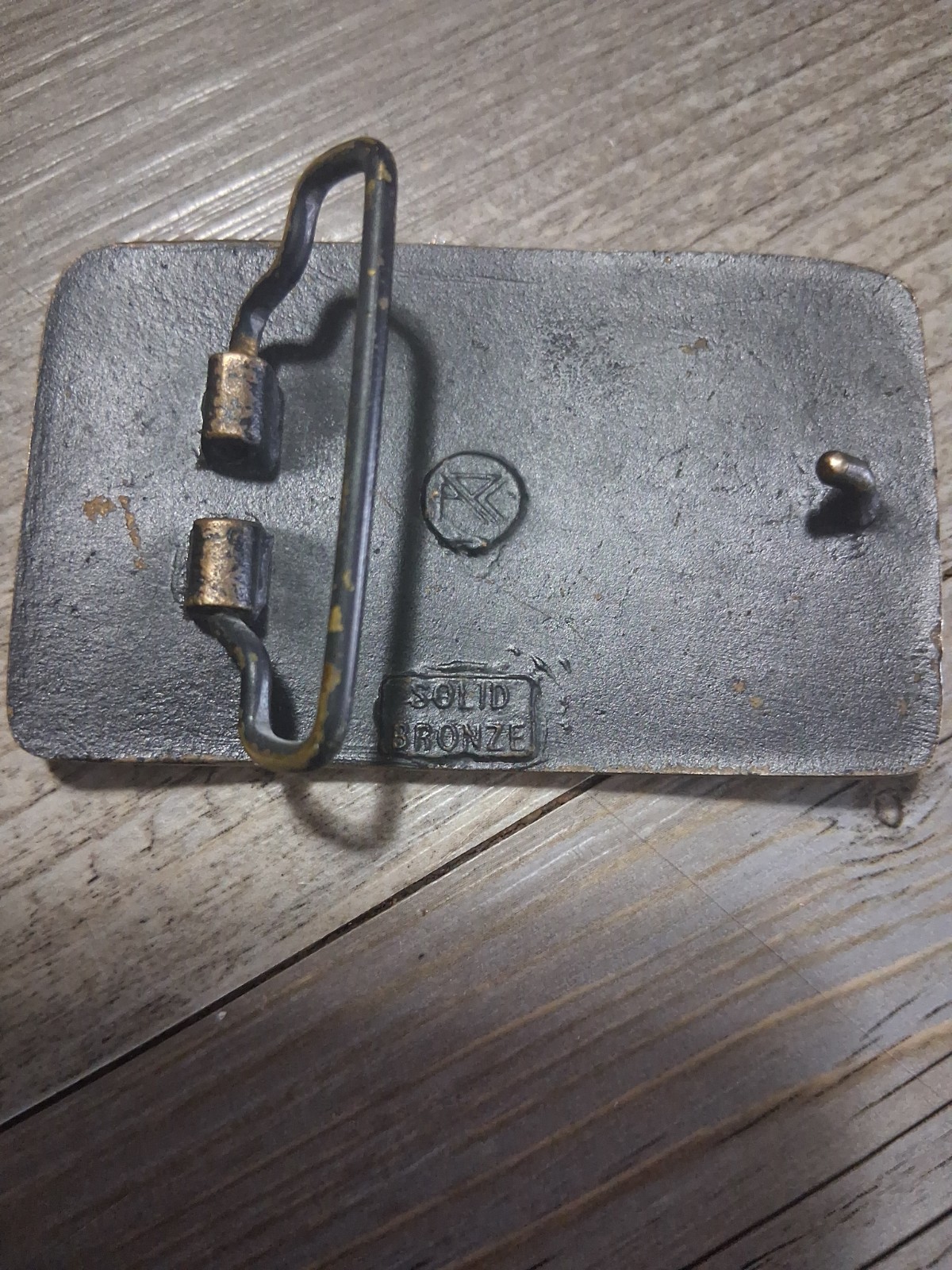 INGERSOLL RAND BELT BUCKLE CONSTRUCTION EQUIPMENT APC SOLID BRONZE ROLLER PAVER.