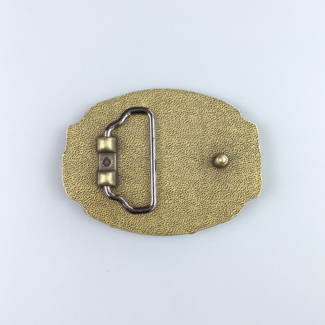 Vintage Bronze Electrician Trades Tradesman Belt Buckle Boucle de Ceinture