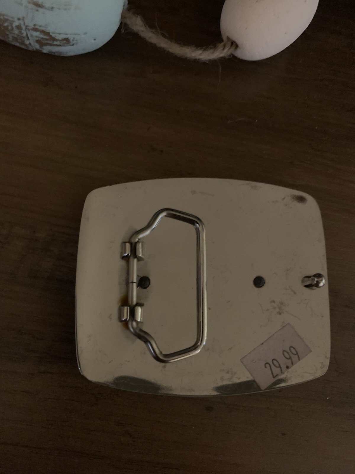 Silver Color Guyana Belt Buckle