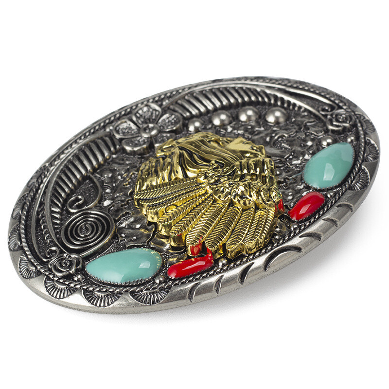 Skull belt buckle for men&rsquo;s Western cowboy motorcycle riding