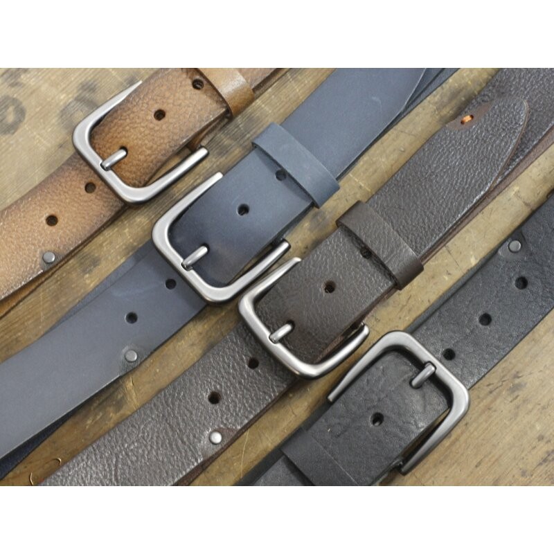 Rectangular 4cm Pin Buckle Jet Hematite for 35-40mm Interchangeable Belts