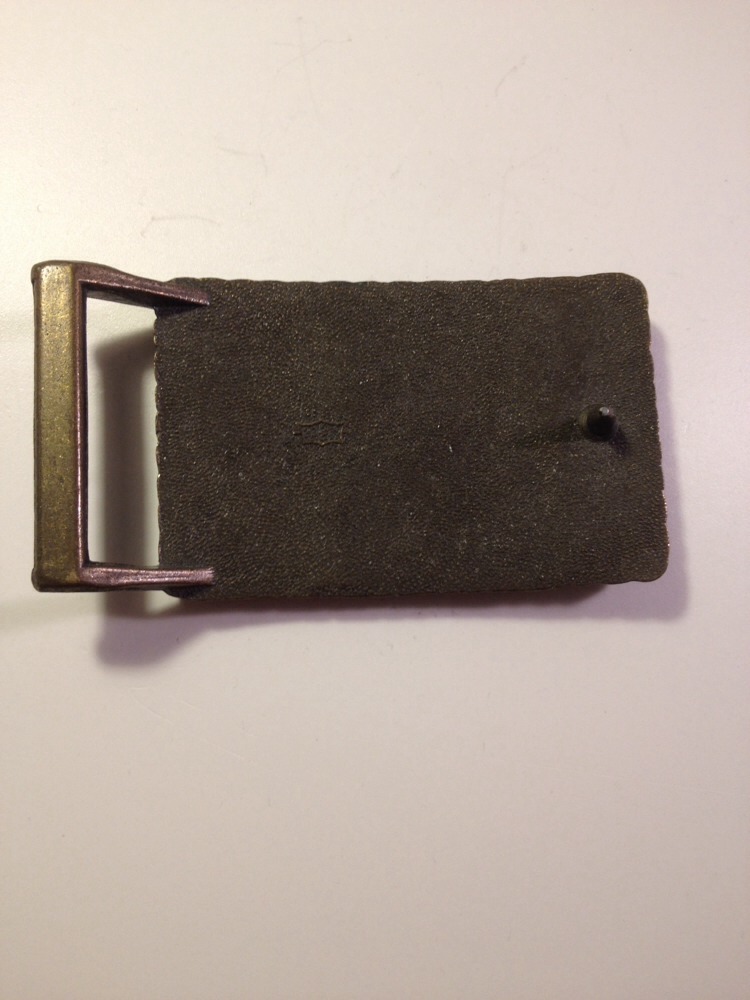 Beautiful Brass Belt Buckle With Eagle On Front * Mountain And Nice Border