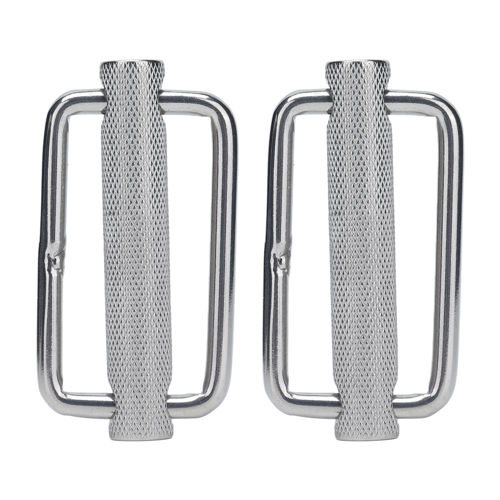 2Pcs Adjust Slide Buckle Corrosion Resistant For Outdoor Gear Stainless Steel