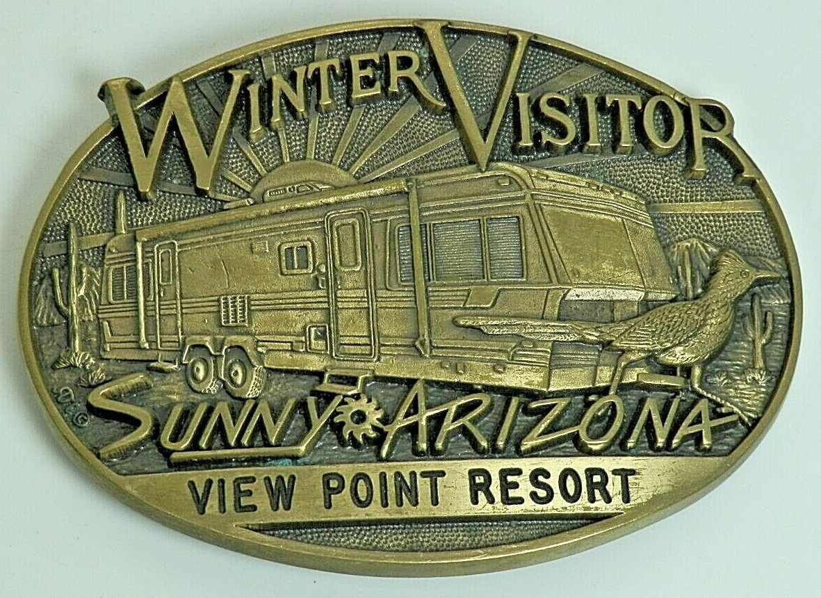 View Point Resort Brass Buckle, Winter Visitor Sunny Arizona by Award Design USA
