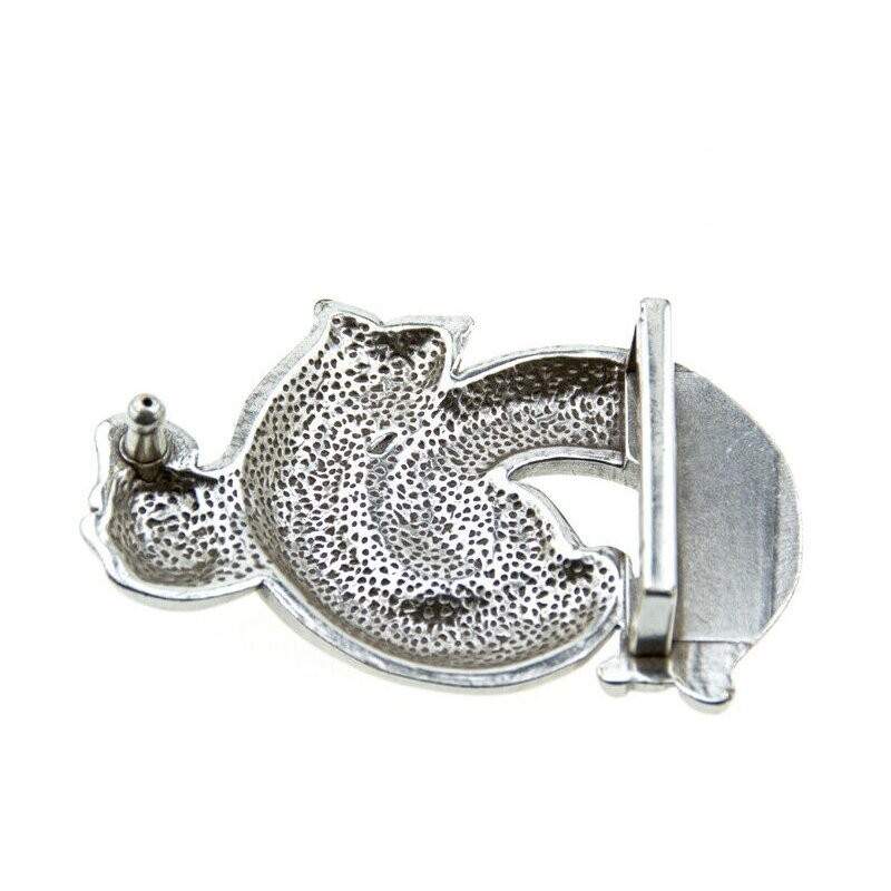 Emblem King Queen Silver Belt Buckle Interchangeable Buckle