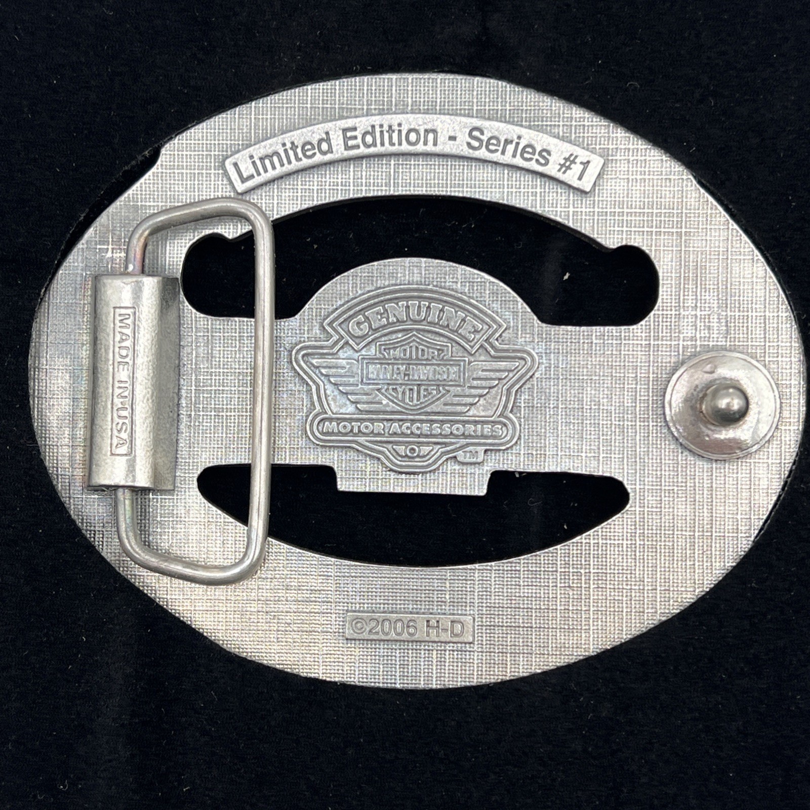 Harley Davidson Genuine 2006 Limited Edition #1 Skull Belt Buckle made in USA