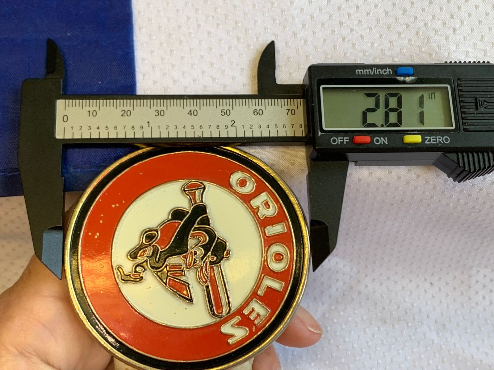 1966-1991 Major League Baseball Promotion Corp Orioles Logo Belt Buckle W/ Belt